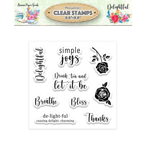 Memory Place Photopolymer Clear Stamps Delightful