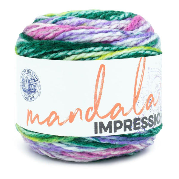 Lion Brand Mandala Impressions Yarn - Mermaid - 556-200AV