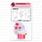 Art Impressions Watercolour Cling Rubber Stamps Poppy