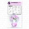 Art Impressions Watercolour Cling Rubber Stamps Rose