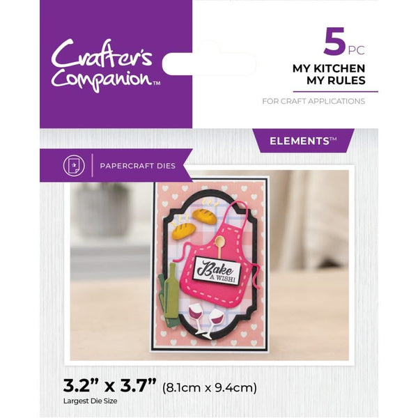 Crafter's Companion Kitchen Metal Die My Kitchen My Rules*