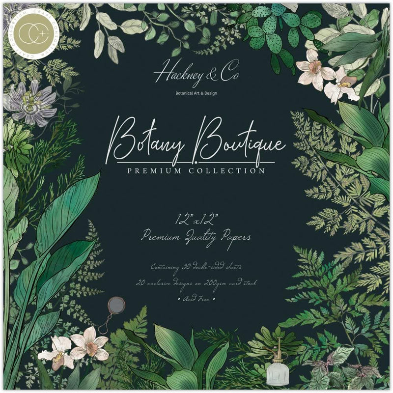 Craft Consortium Double-Sided Paper Pad 12"X12" 30/Pkg Botany Boutique*