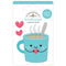 Doodlebug Doodle-Pops 3D Sticker Heart Warming - 8016