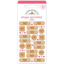 Doodlebug Sprinkles Adhesive Enamel Shapes All Better - 8009*