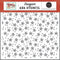 Carta Bella Stencil 6"X6" Fill My Heart Floral, Roll With It*