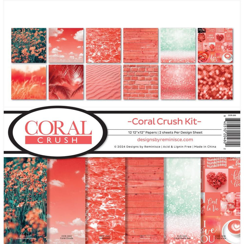 Reminisce Collection Kit 12"X12" Coral Crush*