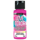 DecoArt Love Colour Eye Candy Acrylic Paint 2oz - Magenta Magic*
