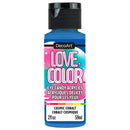 DecoArt Love Colour Eye Candy Acrylic Paint 2oz - Cosmic Cobalt*