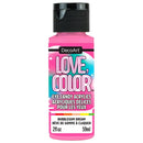 DecoArt Love Colour Eye Candy Acrylic Paint 2oz - Bubblegum Dream*