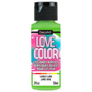 DecoArt Love Colour Eye Candy Acrylic Paint 2oz - Lively Lime*