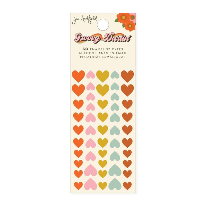 Jen Hadfield Groovy Darlin' Enamel Dots 50/Pkg