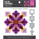 Hero Arts Color Layering Stencil Set 6"X6" Tile*