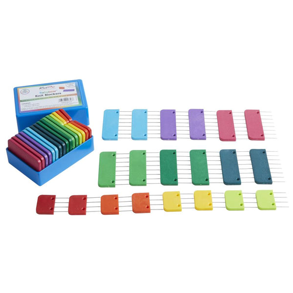 KnitPro Rainbow Knit Blockers 8 with 4 Pins & 12 with 8 Pins*