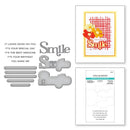 Spellbinders Clear Stamps And Die Set By Lisa Horton You Make Me Smile*