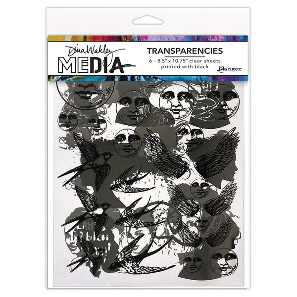 Dina Wakley MEdia Transparencies Focals Set 2*
