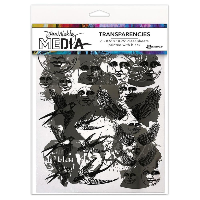 Dina Wakley MEdia Transparencies Focals Set 2*