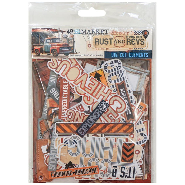 49 And Market Die-Cuts Elements Rust And Revs^