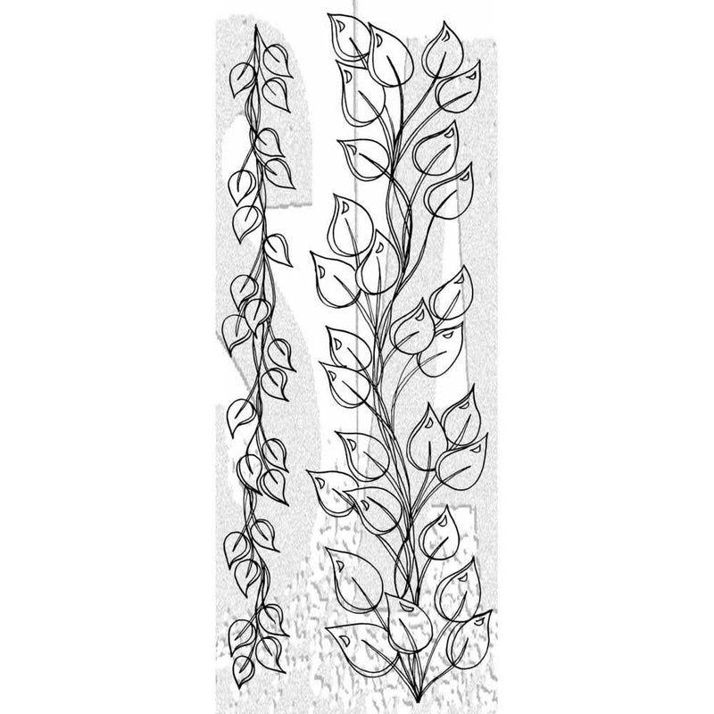 Dyan Reaveley's Dylusions Cling Stamp Collections The Longer The Leaf*
