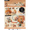 Studio Light Designer Die-Cut Paper Pad 5.82"X8.26" 20/Pkg Nr. 229, Everlasting Autumn*