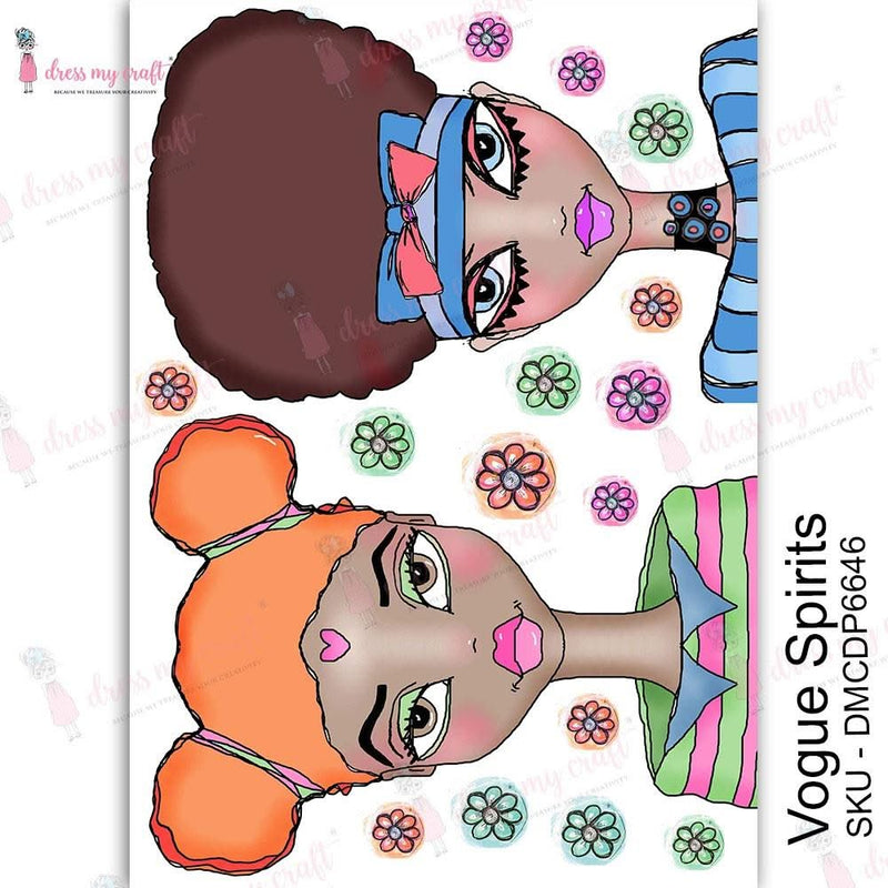 Dress My Craft Transfer Me Sheet A4 Vogue Spirits*