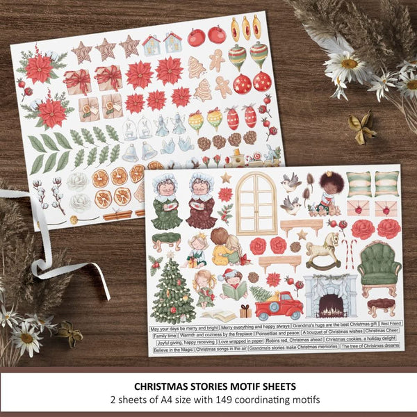 Dress My Craft Image Sheet A4 2/Pkg Christmas Stories*