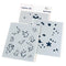Pinkfresh Studio Stencils 4.25"X5.5" 3/Pkg Print Shop: Modern Botanicals*