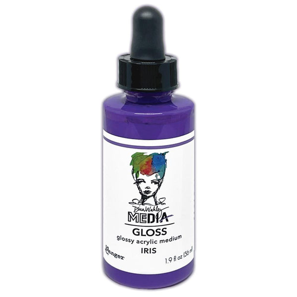 Dina Wakley Media Gloss 2oz Dropper Style - Iris*