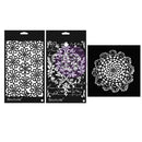 Prima Marketing Finnabair Art Alchemy Stencil Set Shabby Romantic*