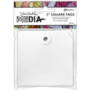 Dina Wakley MEdia Square Tags With Reinforced Holes 3"