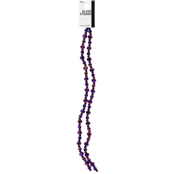 Cousin 102pc Gls Dkpurpl Rndl Str Dark Purple Rondell*