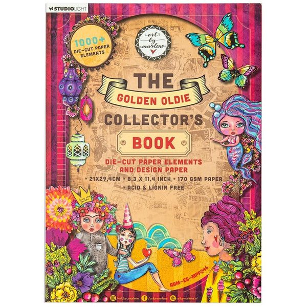 Art By Marlene Essentials Mixed Media Pad 70/Pkg Nr. 246, The Golden Collector's Book