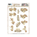 Find It Trading Amy Design Frosted Gold Christmas Punchout Christmas Piece*