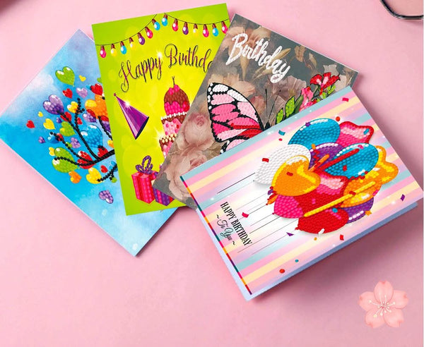 Poppy Crafts Diamond Art Greeting Card Kit