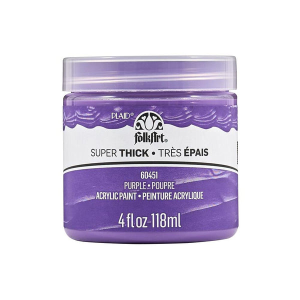 FolkArt Super Thick Acrylic Paint 4oz Purple