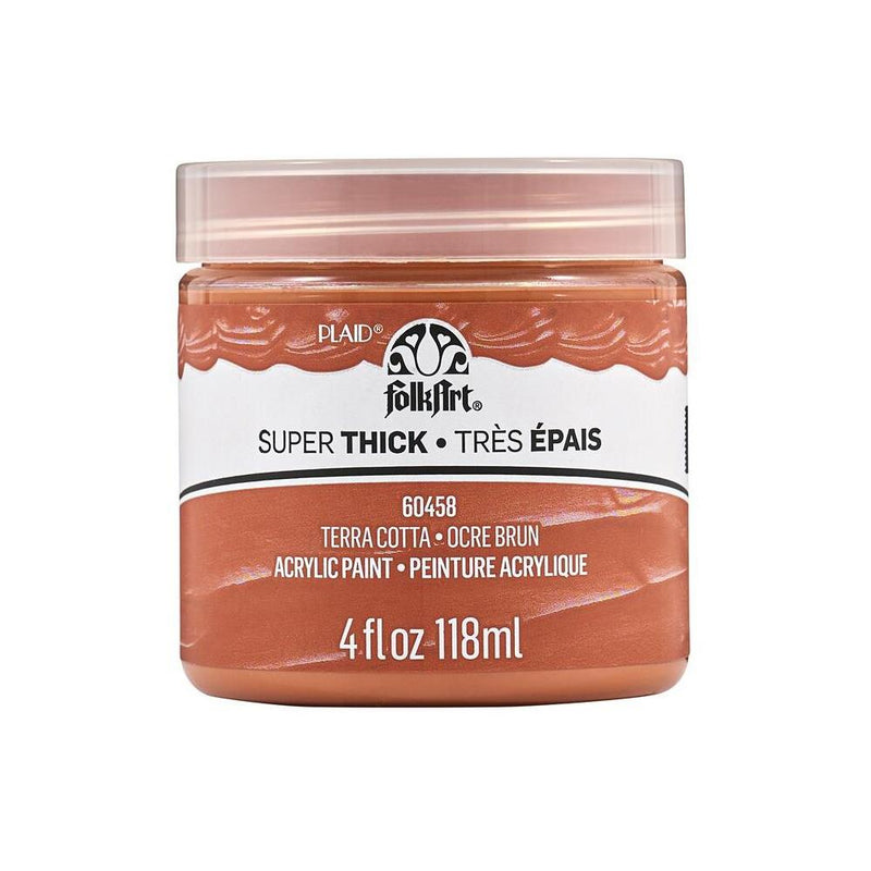 FolkArt Super Thick Acrylic Paint 4oz Terra Cotta
