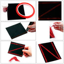 The Stickmaster Red Clear Double-Sided Tape Heat Resistant- 3mm x 10m