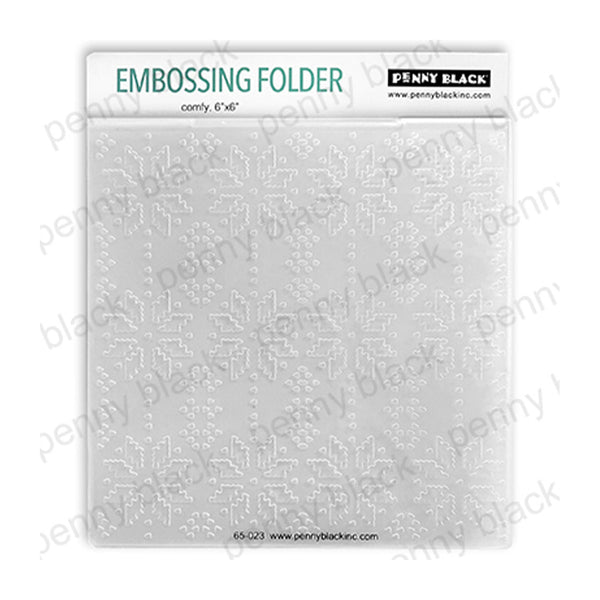 Penny Black Embossing Folder 6"x 6" - Comfy*