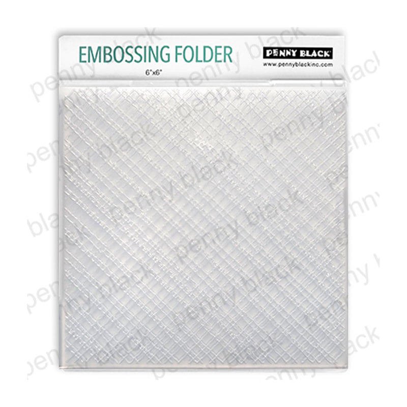 Penny Black Embossing Folder 6"x 6" - Texture