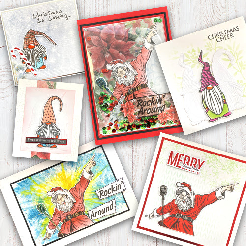 Stamps By Me Quattro D Set Rockin' Around*