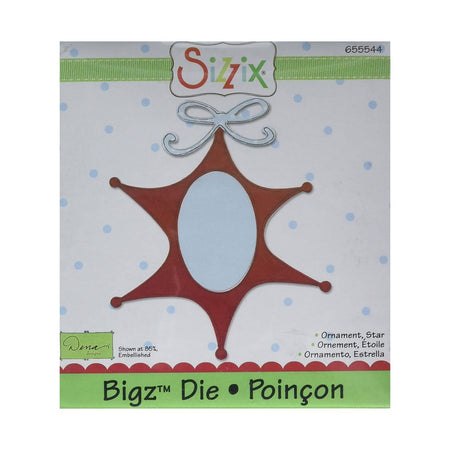 Sizzix Bigz Die - Ornament, Star  LIMIT 1 PER ORDER