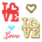 Sizzix Framelits Dies with Stamps By Lindsey Serata Love In Lights
