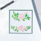Sizzix Making Tool Layered Stencil by Olivia Rose 6"x6" - Floral Borders