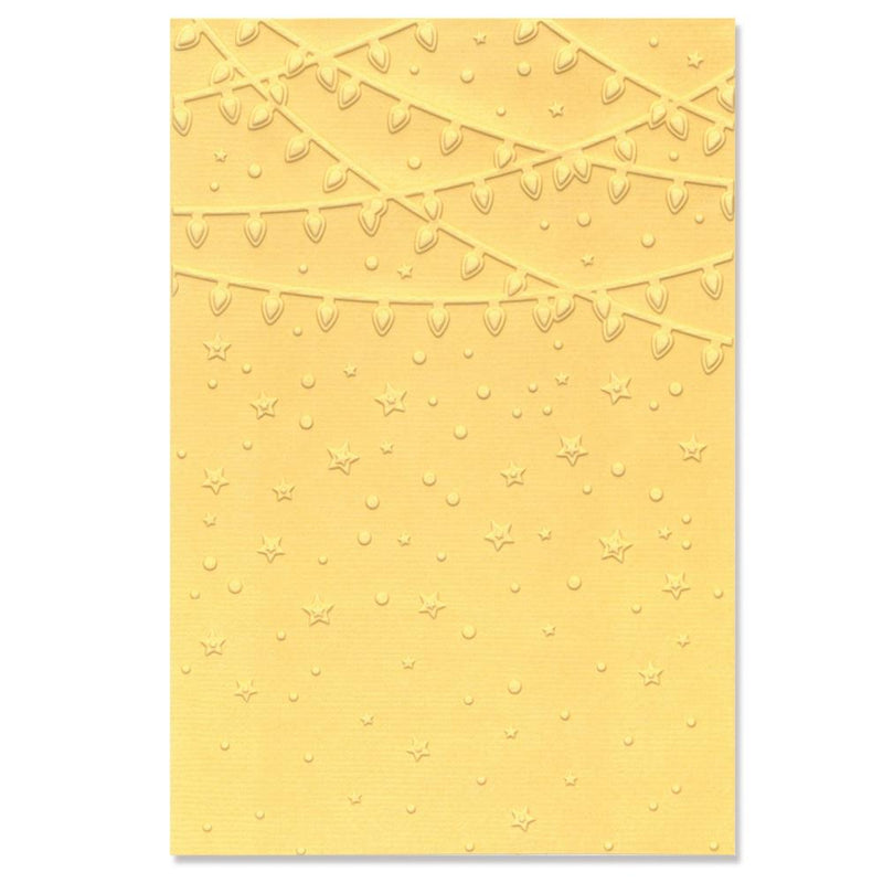 Sizzix Multi-Level Textured Impressions Embossing Folder By Jennifer Ogborn - Stars & Lights*