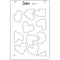 Sizzix A6 Layered Stencils By Kath Breen 4/Pkg - Mark Making Hearts