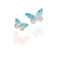 Sizzix Framelits Die & A5 Stamp Set By 49 & Market - Painted Pencil Butterflies