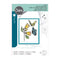 Sizzix A5 Cosmopolitan Clear Stamp Set With Stencil By Stacey Park - Farfalllina