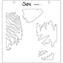 Sizzix Layered Stencil 4/Pkg - Fern*