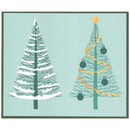 Sizzix A5 Cosmopolitan Christmas Clear Stamp Set With Stencil By Stacey Park - Merry & Bright*