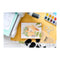 Sizxix A5 Clear Stamps With Framelits Die By 49 And Market - Pencil Line Harvest*