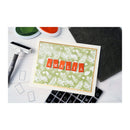 Sizzix A5 Clear Stamps With Framelits Die By 49 And Market - Tab Stamp Alpha*